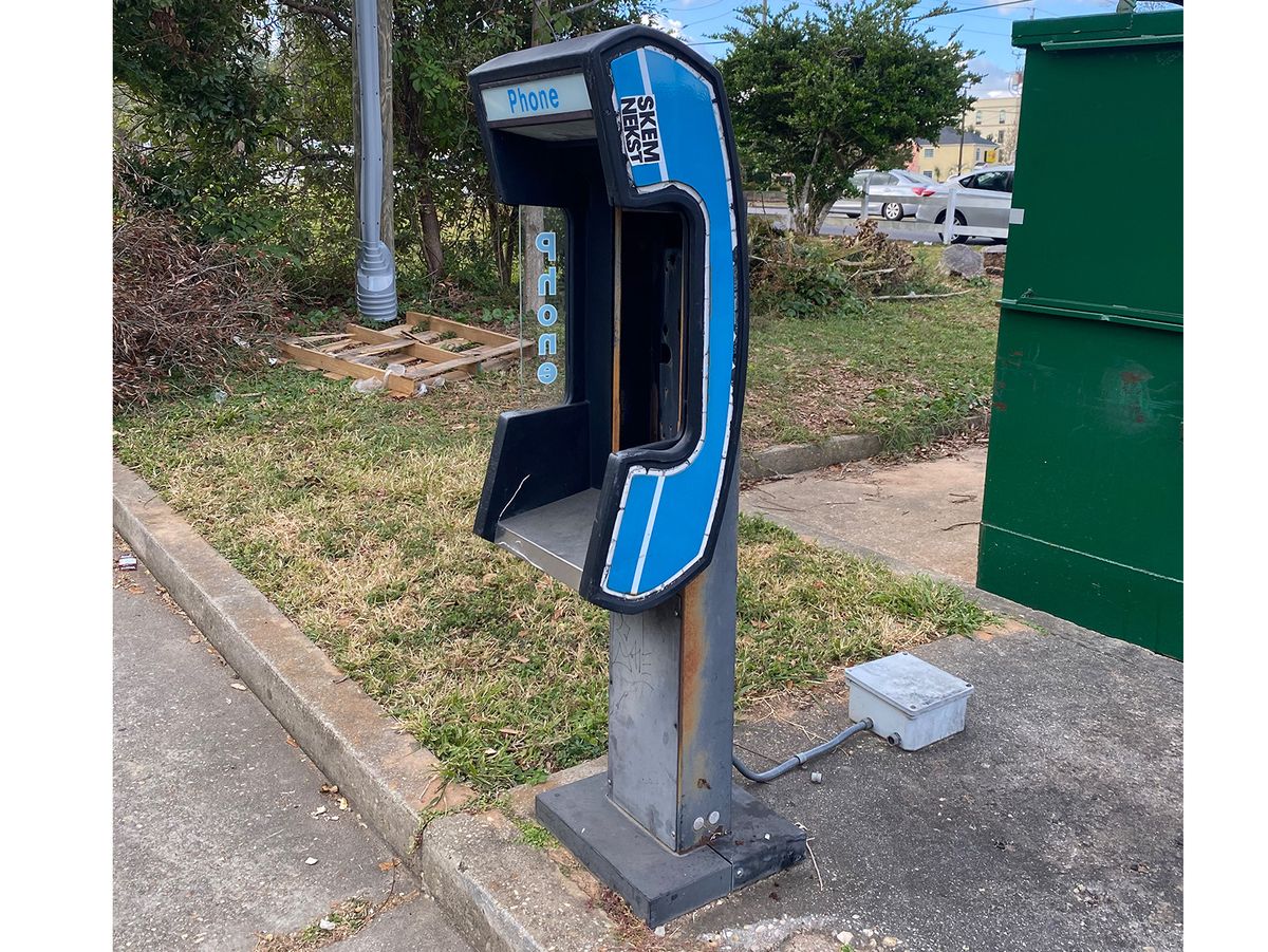 017 - Leftover Pay Phones
