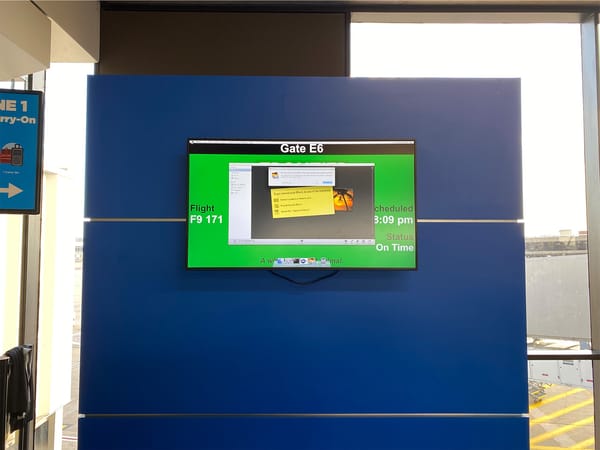 A Trip to the Airport / Digitized Wayfinding